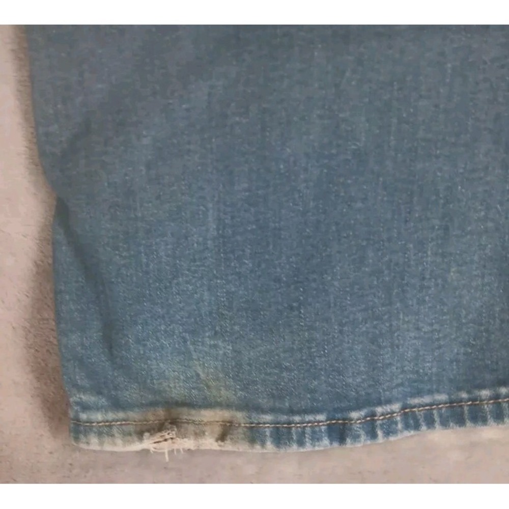 Hydraulic Jeans Womens 11 Lola Curvy Slim Boot‎ Stretch Embroidered Crosses READ - Picture 3 of 9
